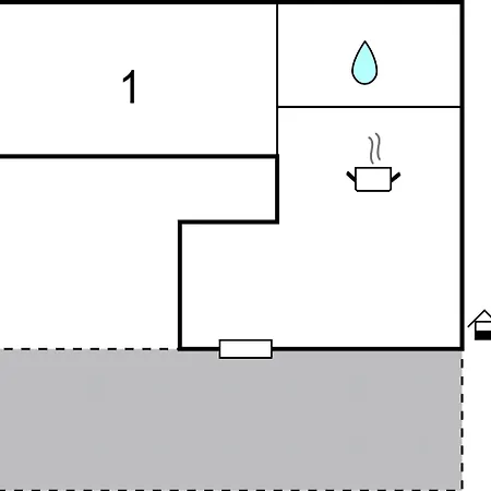 1 Bedroom In Appartement *